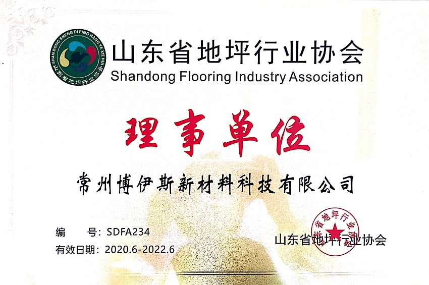 山东省地坪行业协会理事单元